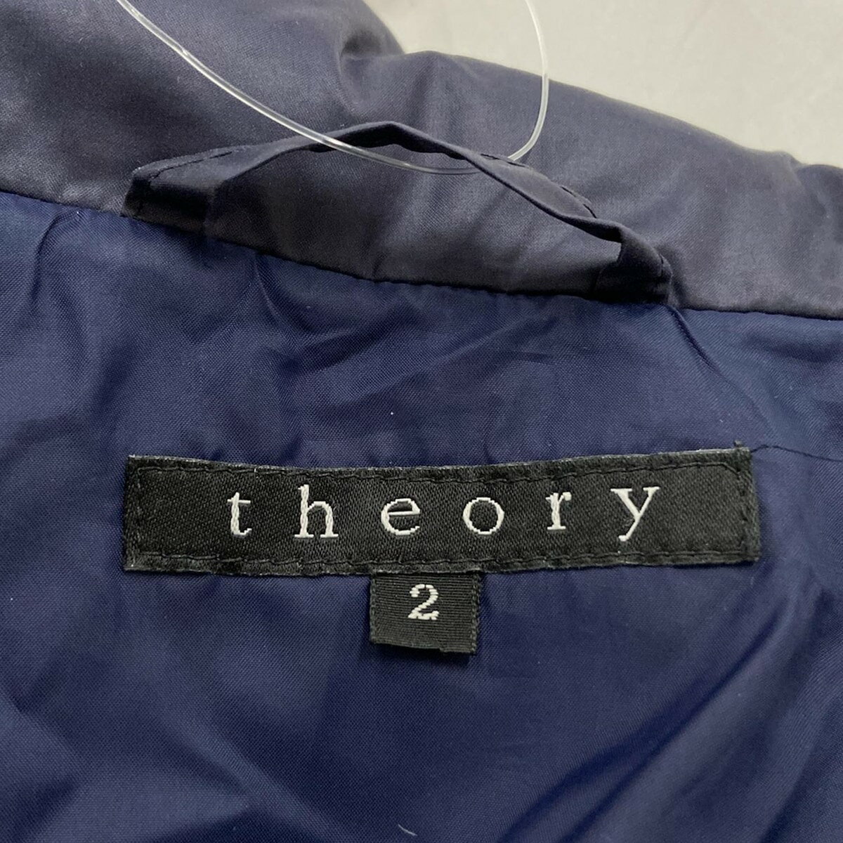【中古】theory(セオリー) ダウンコート 長袖/冬 ネイビー
