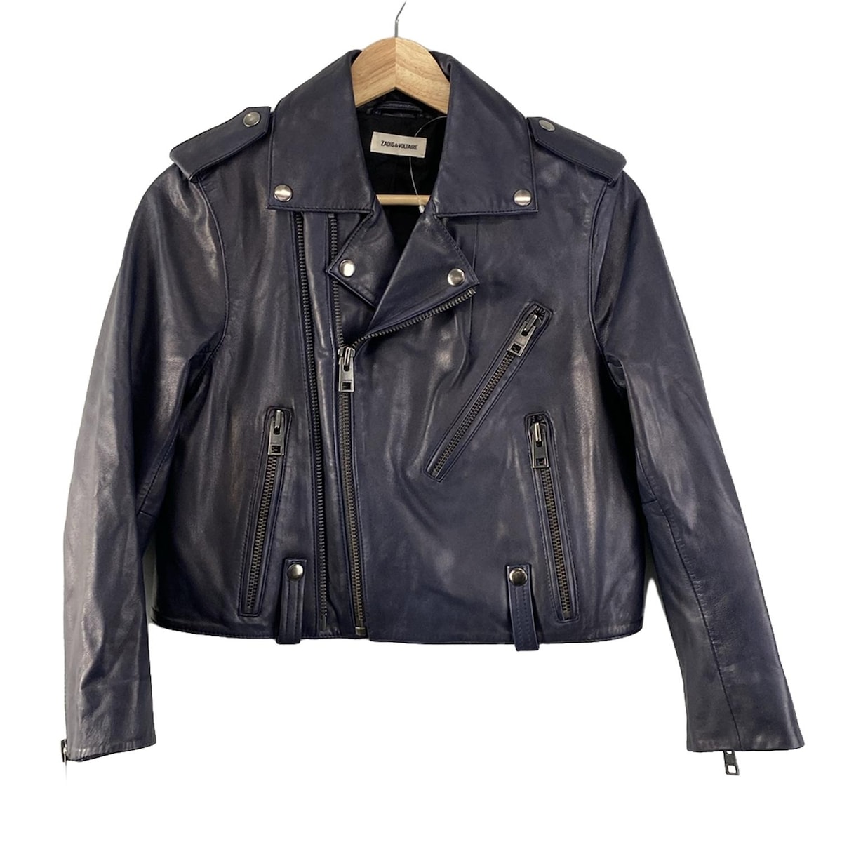 【中古】Zadig&Voltaire(ザディグエヴォルテール) ブルゾン 長袖/春/秋 ダークネイビー