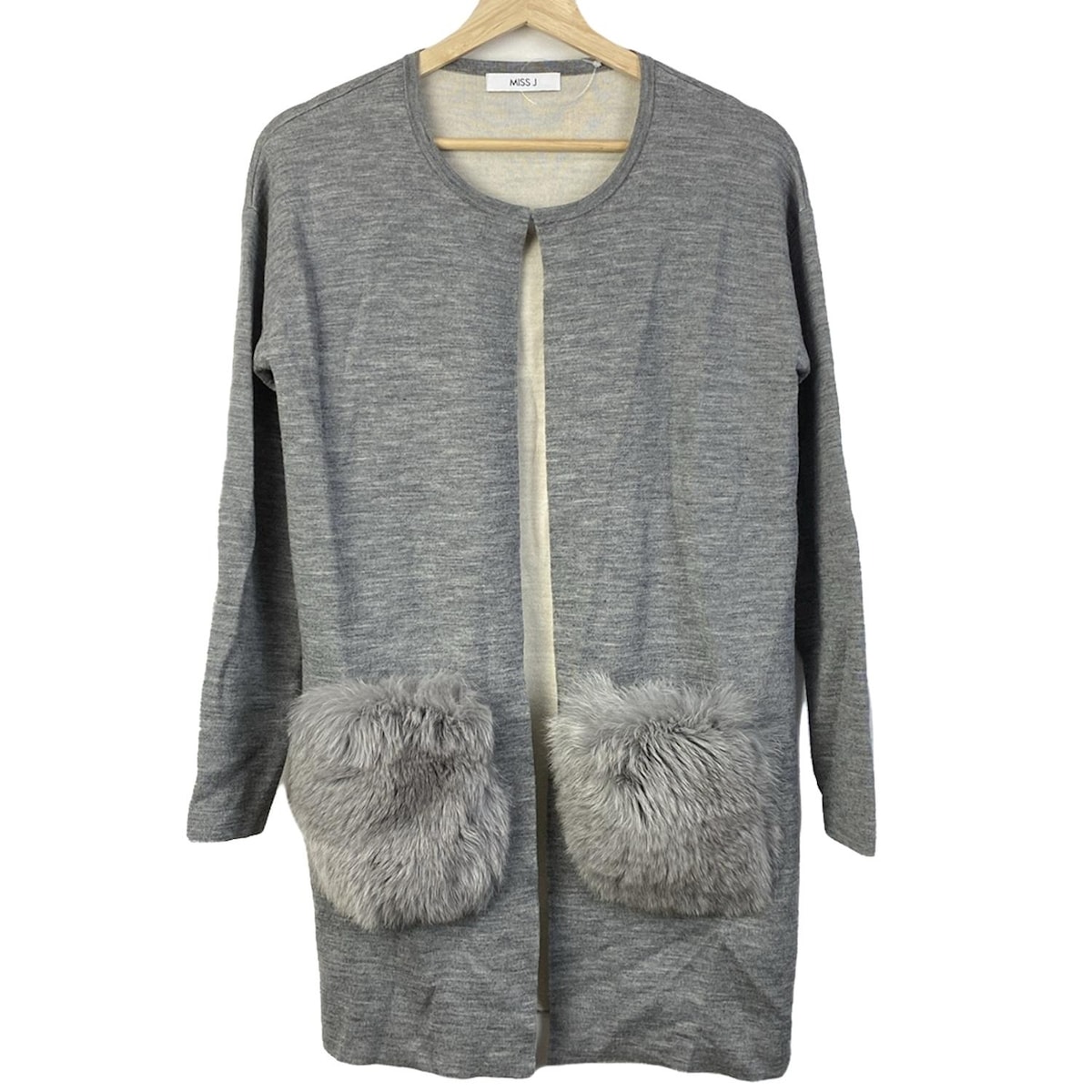 【中古】missJ(ミスJ) コート 長袖/春/秋 グレー