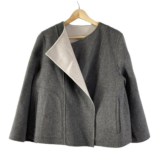 【中古】ADORE(アドーア) コート 長袖/ショート丈/冬 ダークグレー 【中古】ADORE(アドーア) コート 長袖/ショート丈/冬 ダークグレー