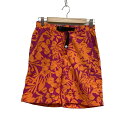 【中古】columbia(コロンビア) ハーフパンツ パープル×オレンジ