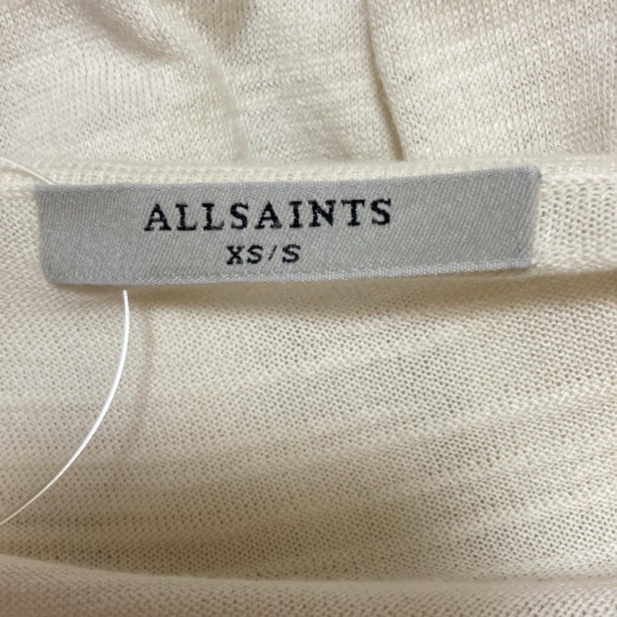 【中古】All Saints(オールセインツ) チュニック 半袖 アイボリー
