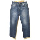 【中古】RED CARD(レッドカード) ジーンズ フルレングス/No Gender54/ダメージ加工 ブルー