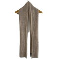 【中古】LOUIS VUITTON(ルイヴィトン) エシャルプ・モノグラム サンセット ストール(ショール) ラメ ベージュ