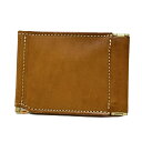【中古】ART BROWN(アートブラウン) 2つ折り財布 ブラウン レザー