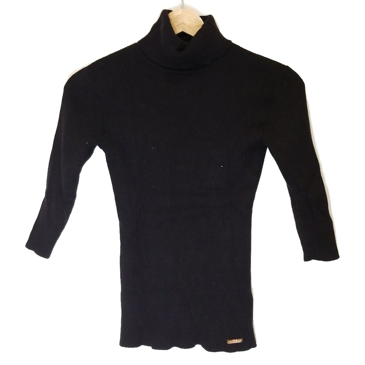 【中古】Rady(レディ) 七分袖セーター タートルネック 黒
