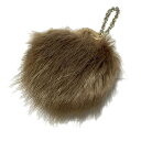 【中古】ANTEPRIMA(アンテプリマ) キーホルダー(チャーム) キャメル ファー