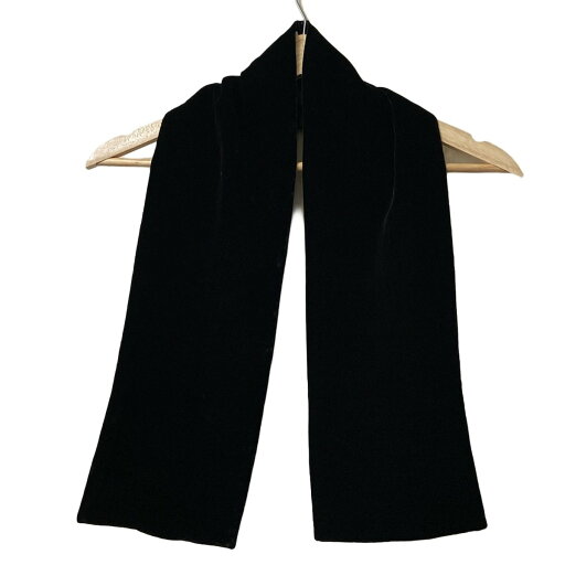 【中古】HANAE MORI(ハナエモリ) ストール(ショール) 黒 【中古】HANAE MORI(ハナエモリ) ストール(ショール) 黒
