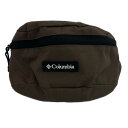 【中古】columbia(コロンビア) ウエストポーチ ダークブラウン×黒