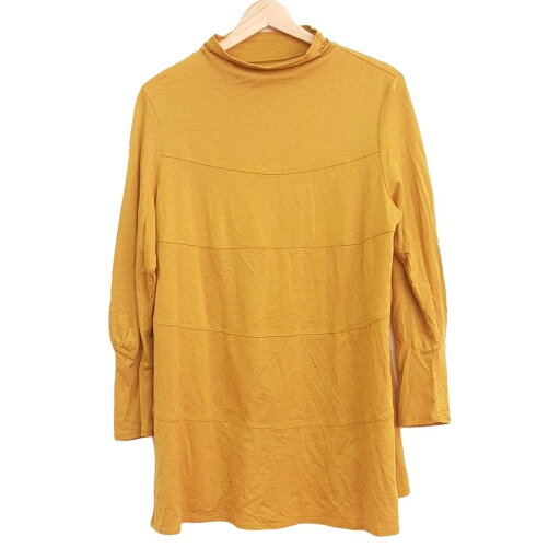 【中古】HIROKO BIS(ヒロコビス) チュニック ハイネック/長袖 ダークイエロー 【中古】HIROKO BIS(ヒロコビス) チュニック ハイネック/長袖 ダークイエロー