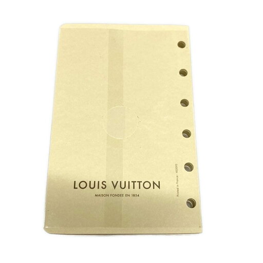【中古】LOUIS VUITTON(ルイヴィトン) ノートレフィル(PM用) 小物 レフィル 白×ベージュ 【中古】LOUIS VUITTON(ルイヴィトン) ノートレフィル(PM用) 小物 レフィル 白×ベージュ