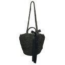 【中古】Bilitis(ビリティス) トートバッグ 2way/編み込み 黒