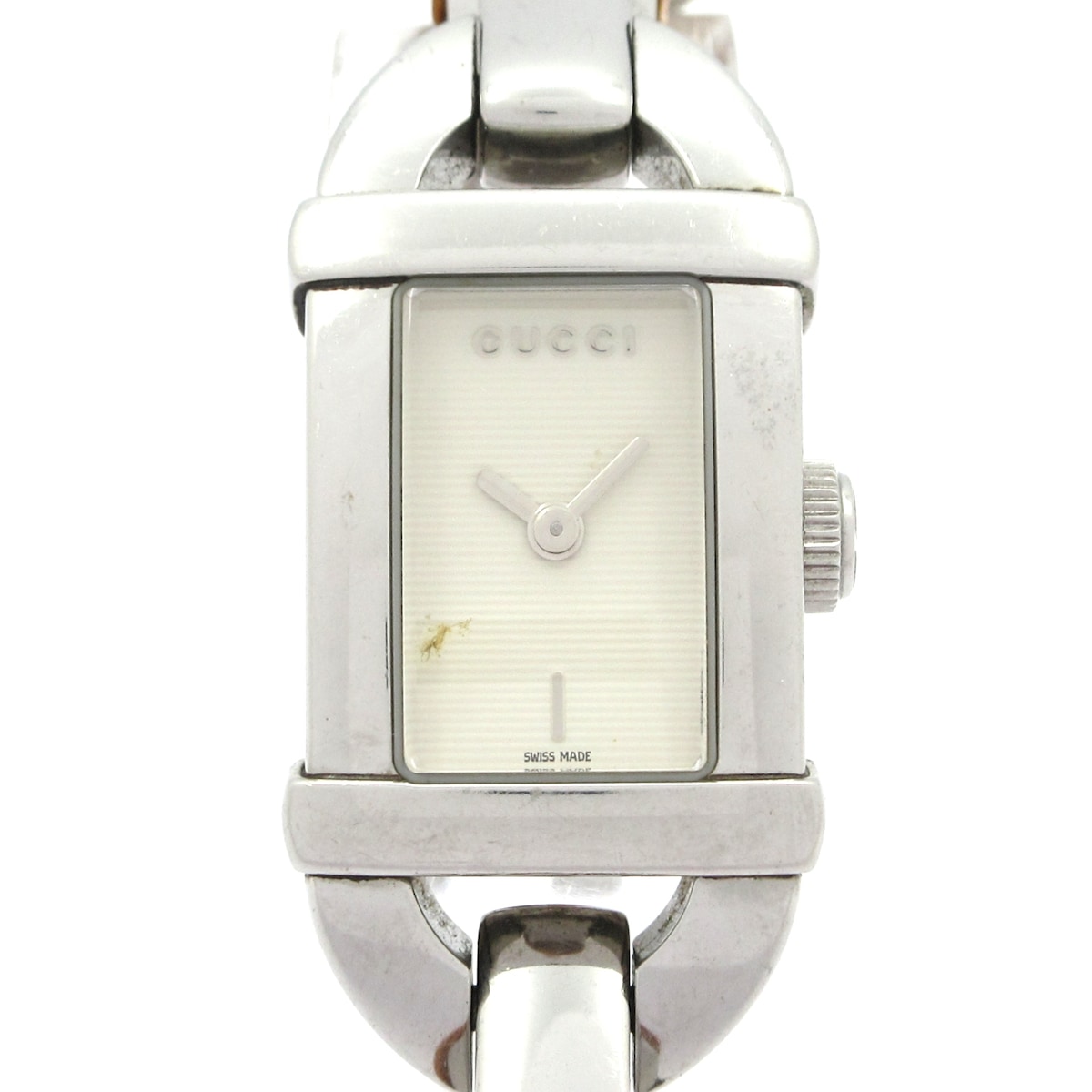 【中古】GUCCI(グッチ) バンブー 腕時計 アイボリー