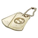 【中古】GUCCI(グッチ) インターロッキングG キーホルダー(チャーム) プレート シルバー|詳細画像
