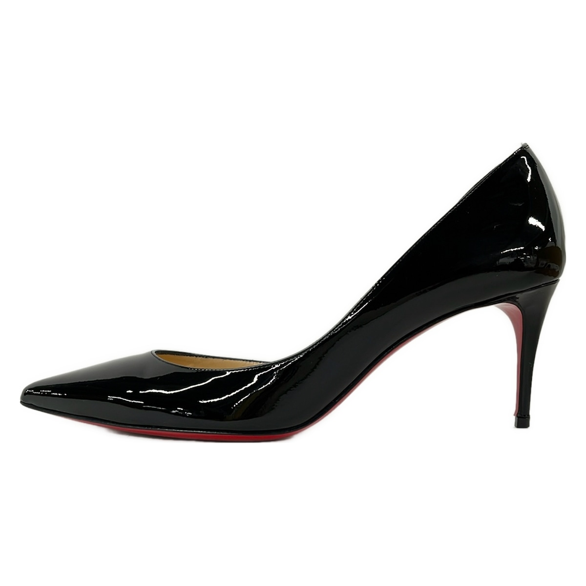 【新着】【中古】CHRISTIAN LOUBOUTIN(クリスチャンルブタン) パンプス 黒 レザー