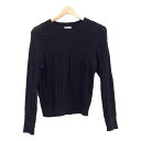 【中古】MACKINTOSH PHILOSOPHY(マッキントッシュフィロソフィー) 長袖セーター クルーネック ネイビー