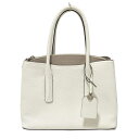 【中古】Kate spade(ケイトスペード) ハンドバッグ 白×グレーベージュ レザー