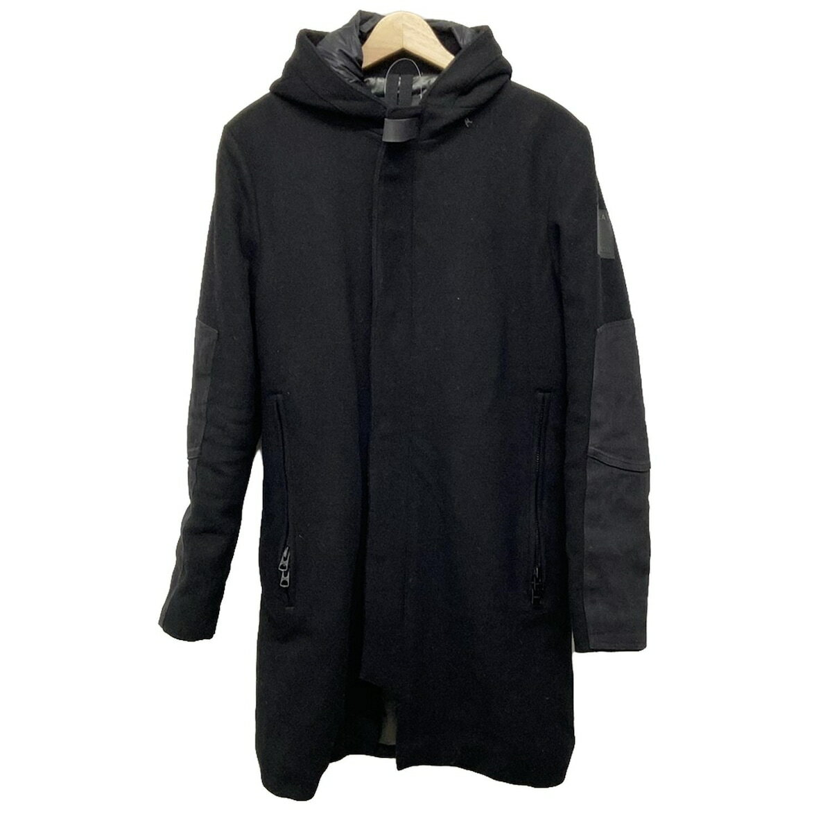 【中古】Replay(リプレイ) コート 長袖/ジップアップ/中綿/冬 黒