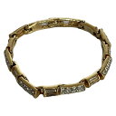 【中古】SWAROVSKI(スワロフスキー) ブレスレット ゴールド×クリア