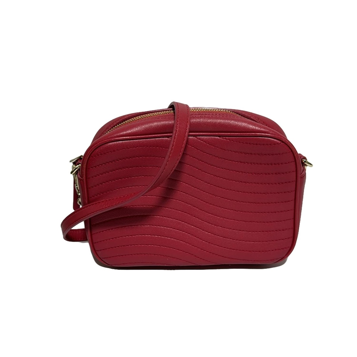 美品✨FURLA フルラ　リュック　チェーン　フェイクレザー　キルティング 美品✨FURLA フルラリュックチェーンフェイクレザーキルティング