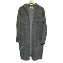 【中古】BEAUTY&YOUTH UNITEDARROWS(ビューティアンドユース ユナイテッドアローズ) カーディガン 長袖/ロング丈/フード付き/スウェット グレー(4)
