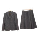【中古】BrooksBrothers(ブルックスブラザーズ) スカートスーツ ダークグレー