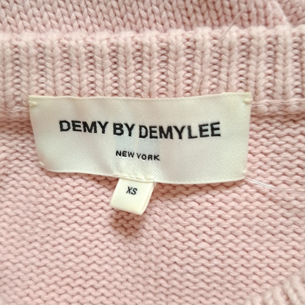 【中古】DEMY BY DEMYLEE(デミー バイ デミリー) 長袖セーター ライトピンク