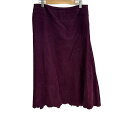 【中古】LAURAASHLEY(ローラアシュレイ) ロングスカート コーデュロイ ボルドー(4)