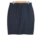 【中古】AKRIS(アクリス) スカート ひざ丈/シルク ダークネイビー(4)