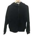 【中古】DANSKIN(ダンスキン) パーカー 長袖/ジップアップ 黒