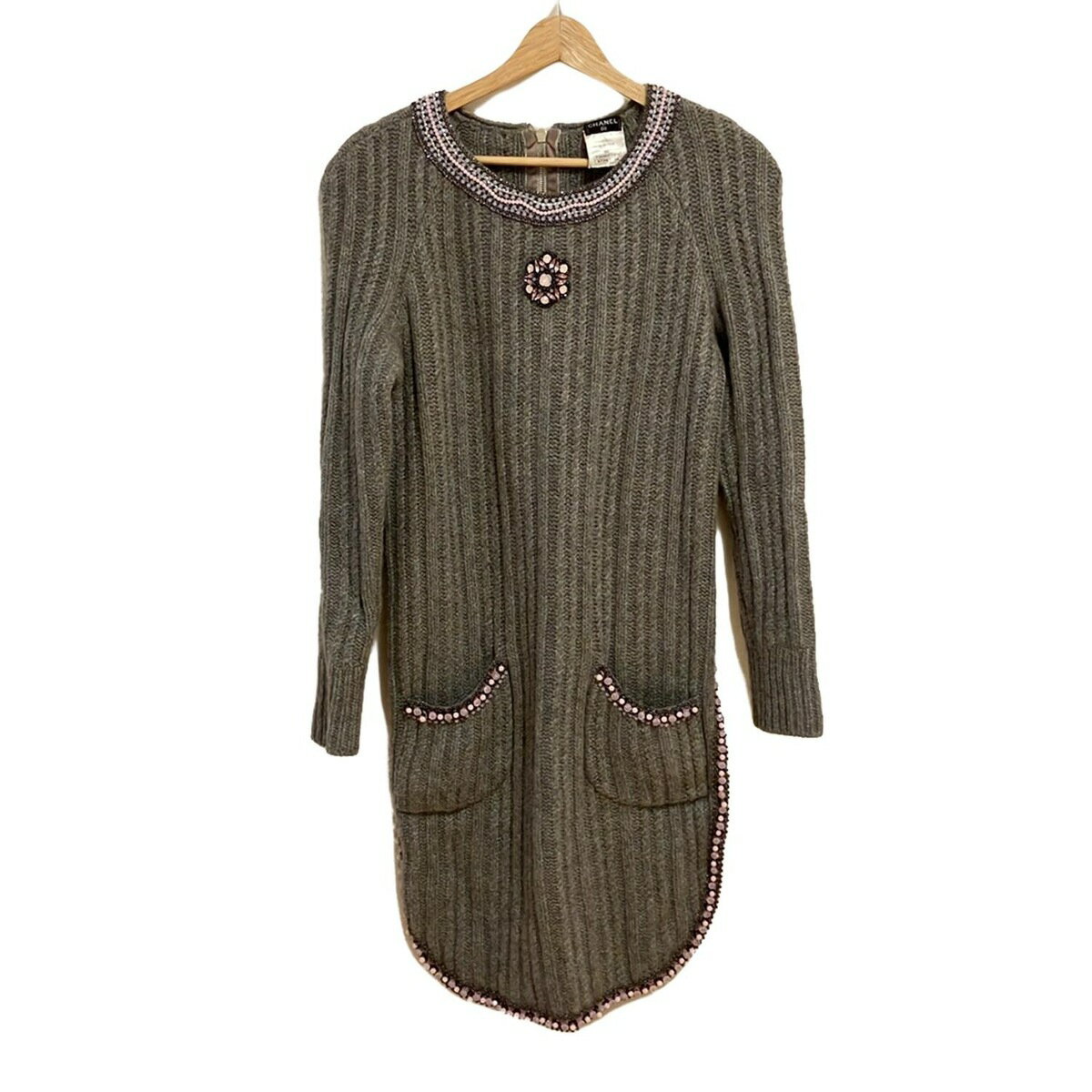 お宝発見!CHANEL 黒・黄色 カシミアtwinニット お宝発見!CHANEL 黒・黄色 カシミアtwinニット