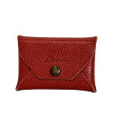 【中古】Dakota(ダコタ) キーケース 5連フック レッド×シルバー レザー(4)