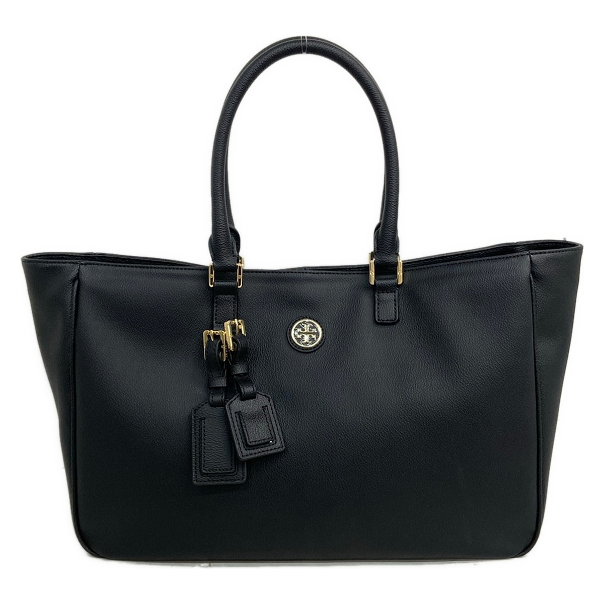 【美品】トリーバーチ　トートバッグ　オールレザー　ロゴ金具　肩掛け　大容量　a4 38372181_1.jpg