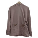 【中古】ELISABETTA FRANCHI(エリザベッタフランキ) パーカー 長袖 ピンクベージュ