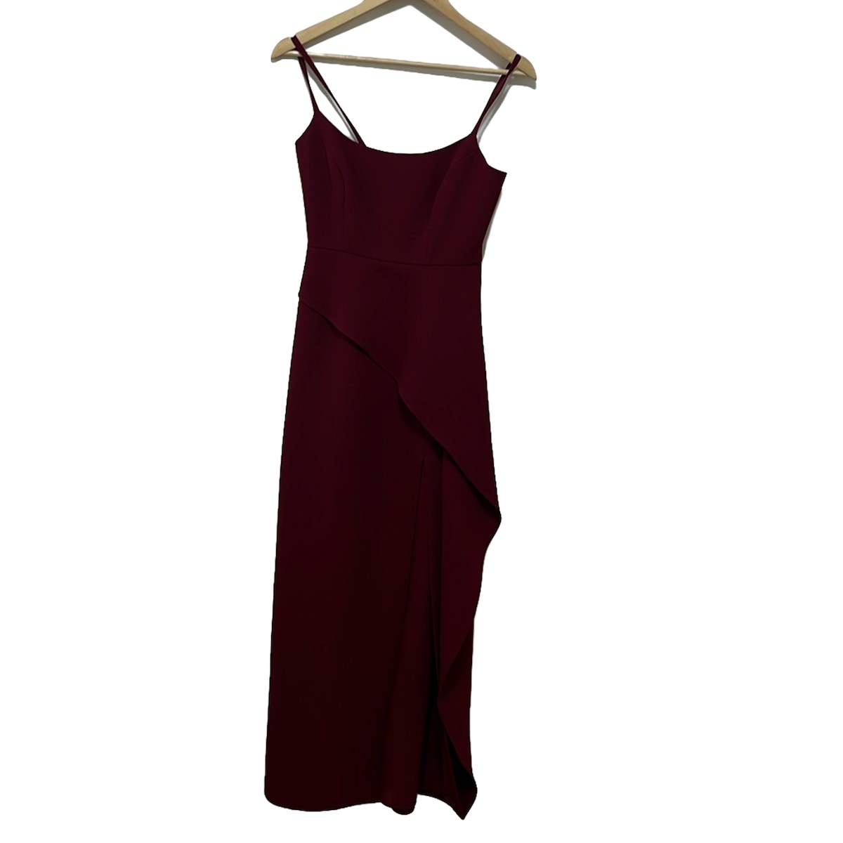 【新着】【中古】BCBGMAXAZRIA(ビーシービージーマックスアズリア) ワンピース キャミワンピ/マキシ丈 ボルドー