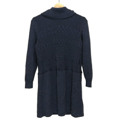 【中古】Leilian(レリアン) チュニック タートルネック/長袖/ニット ブルーグレー 【中古】Leilian(レリアン) チュニック タートルネック/長袖/ニット ブルーグレー
