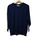 【中古】theory luxe(セオリーリュクス) 長袖セーター クルーネック ネイビー(4)