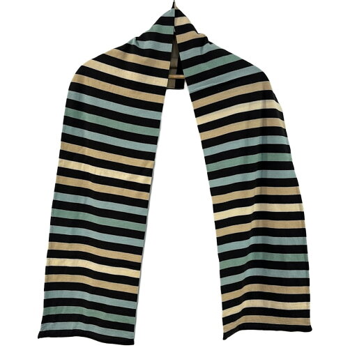 【中古】JOHN SMEDLEY(ジョンスメドレー) マフラー ボーダー ベージュ×ライトブルー×マルチ ウール 【中古】JOHN SMEDLEY(ジョンスメドレー) マフラー ボーダー ベージュ×ライトブルー×マルチ ウール