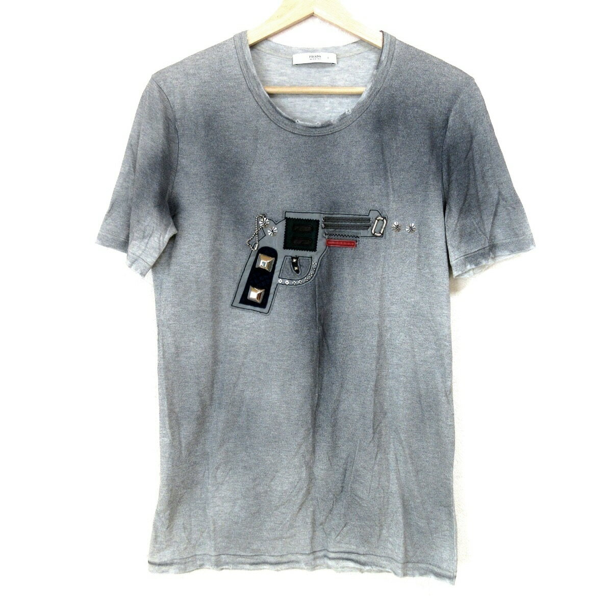 楽天市場】プラダ(カラーグレー)(Tシャツ・カットソー 楽天市場】プラダ(カラーグレー)(Tシャツ・カットソー