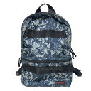 【中古】BRIEFING(ブリーフィング) リュックサック ブルーグリーン×グレー×マルチ