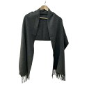 【中古】ACNE STUDIOS(アクネ ストゥディオズ) マフラー ダークグレー ウール(4)
