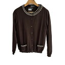 【中古】FERRAGAMO/SalvatoreFerragamo(サルバトーレフェラガモ) アンサンブル ダークブラウン×ベージュ