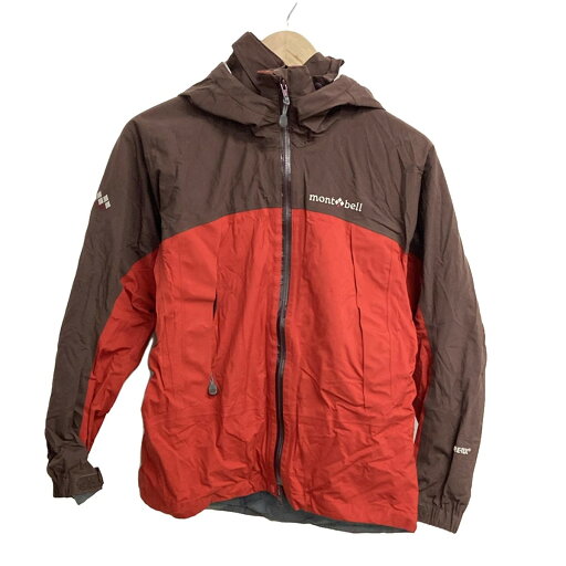 【中古】mont-bell(モンベル) ブルゾン 長袖/春/秋 レッド×ダークブラウン 【中古】mont-bell(モンベル) ブルゾン 長袖/春/秋 レッド×ダークブラウン