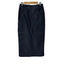 【中古】IENA(イエナ) ロングスカート ダークネイビー