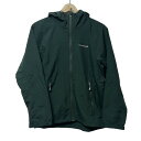 【中古】mont-bell(モンベル) パーカー 長袖/ジップアップ/薄手 ダークグリーン