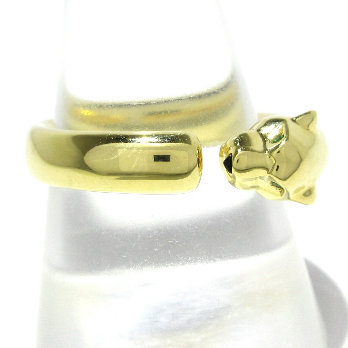 【新着】【中古】Cartier(カルティエ) パンテール ドゥ カルティエ リング リング K18YG×ツァボライトガーネット×オニキスのサムネイル