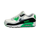 【中古】NIKE(ナイキ) エア マックス 90 ゴア-テックス スニーカー 黒×グリーン×マルチ レザー(4)