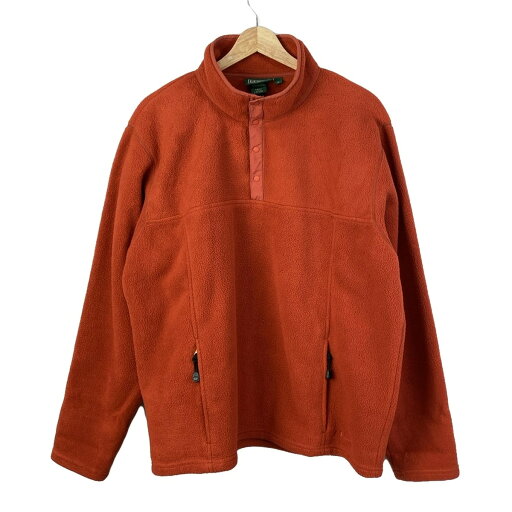 【中古】L.L.Bean(エルエルビーン) ブルゾン 長袖/フリース/プルオーバー/秋/冬 オレンジ 【中古】L.L.Bean(エルエルビーン) ブルゾン 長袖/フリース/プルオーバー/秋/冬 オレンジ