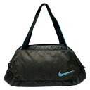 【中古】NIKE(ナイキ) ボストンバッグ 本体ロックなし 黒×ライトブルー