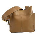 【中古】DELVAUX(デルボー) ソークール ミニ ショルダーバッグ ブラウン レザー